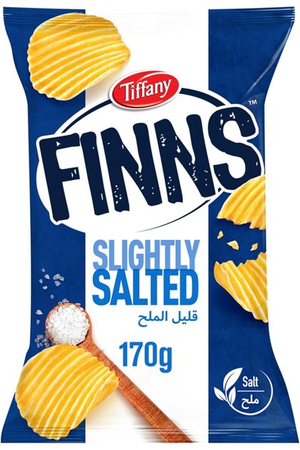 Finns Salted Classic Thick Kettle Style Potato Chips (170g)