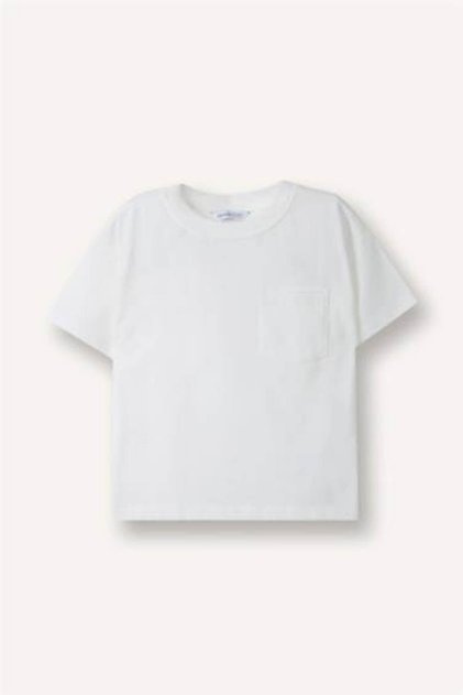 Basic Ecru Baby Boy T-Shirt B7005A5/Er105