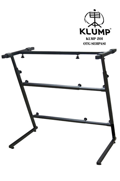 KLMP-Z01 Profesyonel Z Tipi Org Sehpası / Org Standı - Yükseklik ve En Ayarlı
