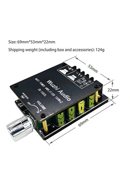 Voltaj ZK-1002L 2x100W 5.0 Bluetooth Amfi Devresi - Fiyatı, Yorumları