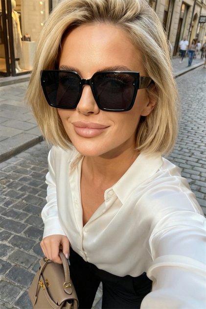 Milan Unisex Black New Season Popular Sunglasses