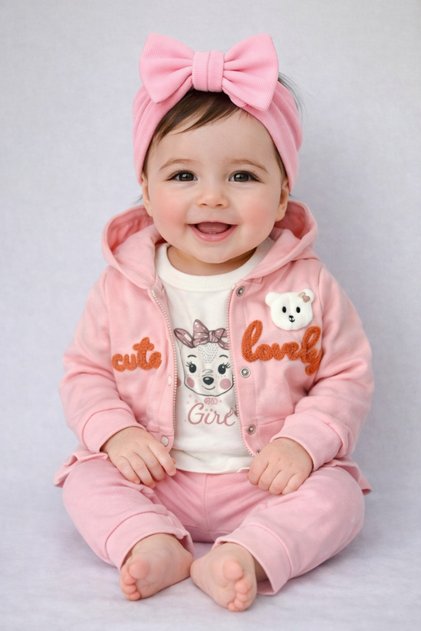 Cute Lovely 3-Piece Baby Set