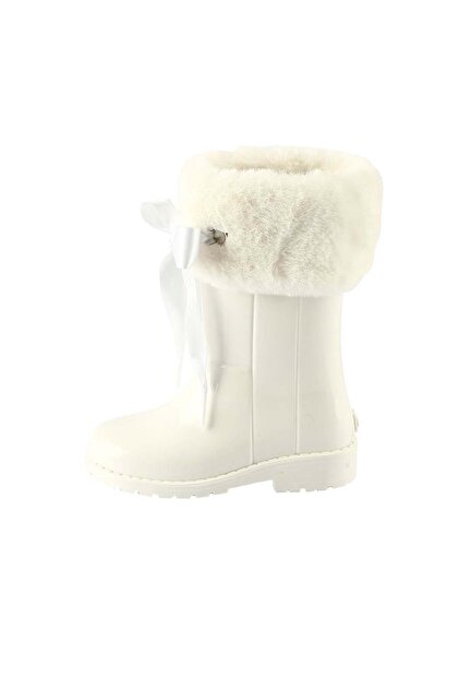 W10239 Campera Charol Soft Çocuk Beyaz Yağmur Çizmesi