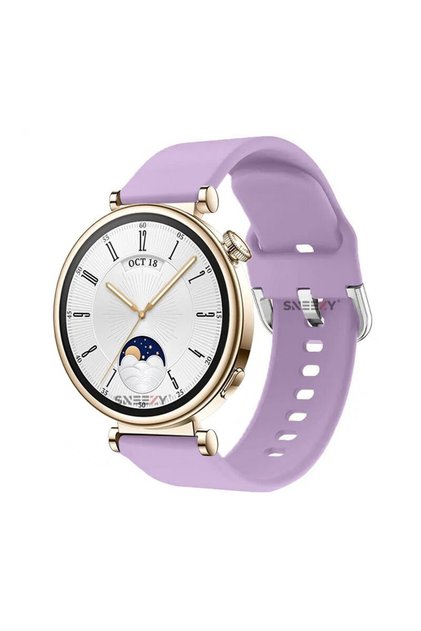 Huawei Watch GT4 41mm İle Uyumlu 18mm PureLux Soft Tokalı Silikon Kordon