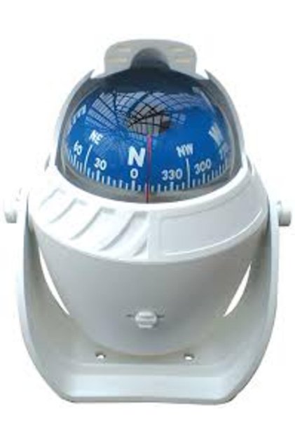 Compass Lighted White Size:14 cm Boat Boat