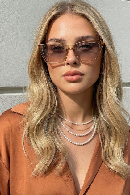 Flora Nude Mink Unisex 2025 New Season Sunglasses