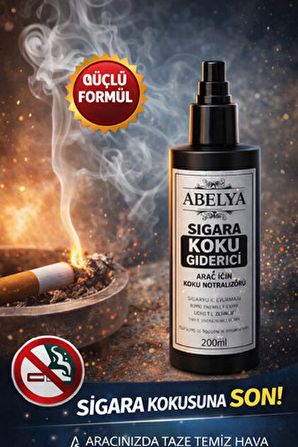 Abelya Yemek & Sigara Koku Giderici Sprey–Sigara & Kızartma