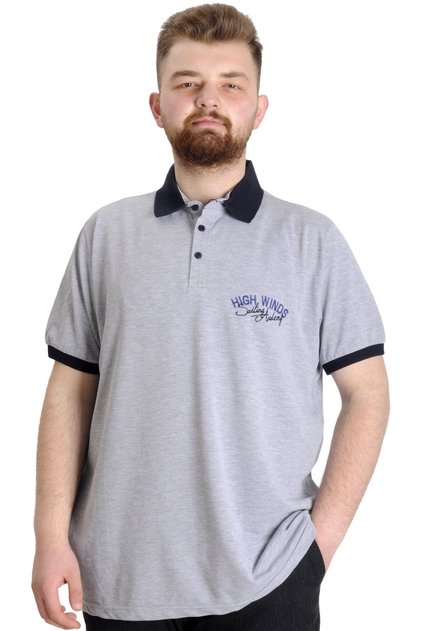 Mode XL Large Size Men's Polo T-Shirt Sailing 23344 Grimelange