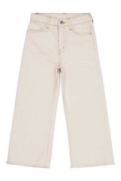 Girl's Trousers 6-9 Years Ecru