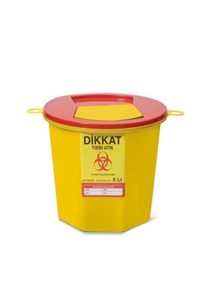 MOSLAB - TIBBİ ATIK KOVASI 5LT