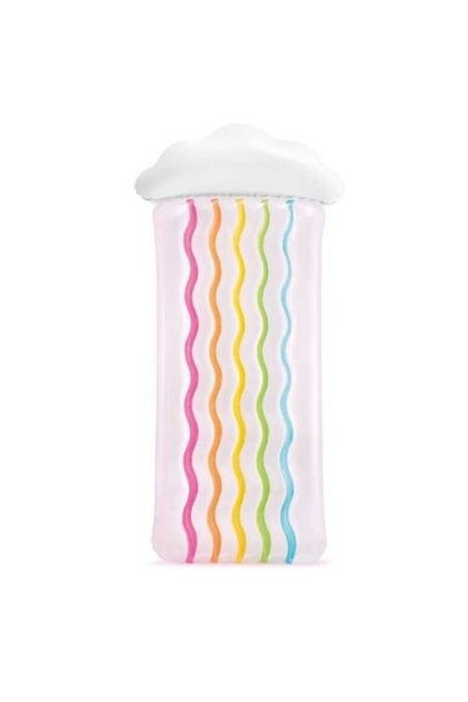 Saltea gonflabilă de înot, Intex, Rainbow, 180 x 86 cm, multicoloră