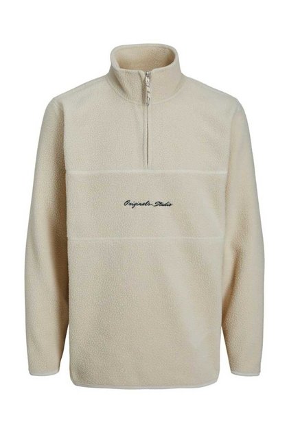 Jack&Jones 12246517 Jorhays Fleece Half Men's Sweat Shirt Beige