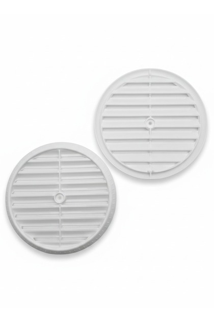 White Natural Gas Ventilation Glass Vent Cover Diameter 18 Cm (New Legitimate)