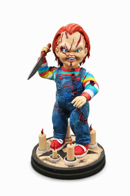 3D Chucky - Child's Play Korku Filmi Figürü - 17cm - Premium