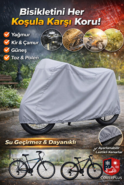 Gray Bicycle Cover, Bicycle Protection Cover, Bicycle Cover, Electric Bicycle Cover