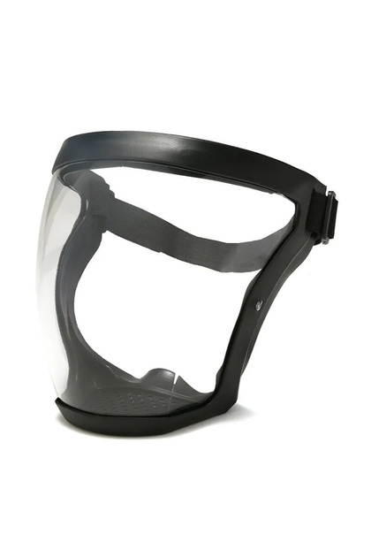 black 1pc Dust And Anti-Fog Transparent Mask High-Definition Fog-Free Welding Eyewear Head-Mounted F