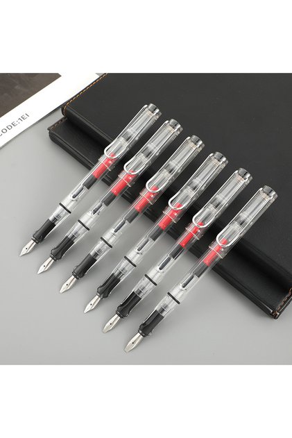 0.7mm-2.9mm transparent 6pcs/Set Flat Tip Calligraphy Pens Art Parallel Writing Set Tibetan Arabic F