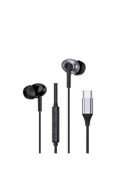 EB318 Type-C Stereo Wired Earphones with Microphone
