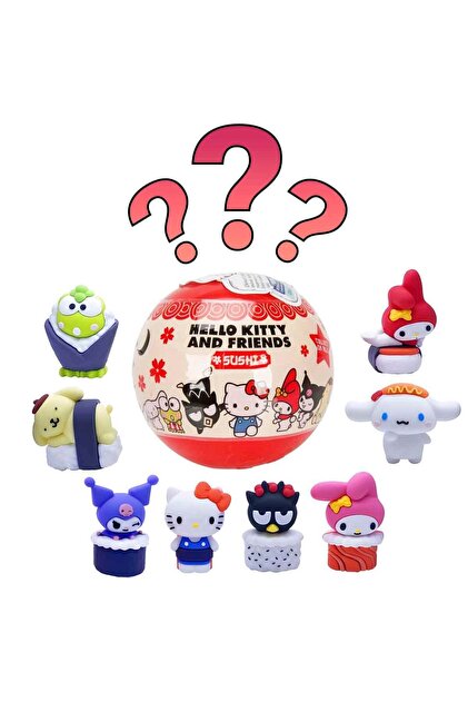 PopŞeker Hello Kitty & Friends Sushi 3D Sürpriz Paket – 1 Adet