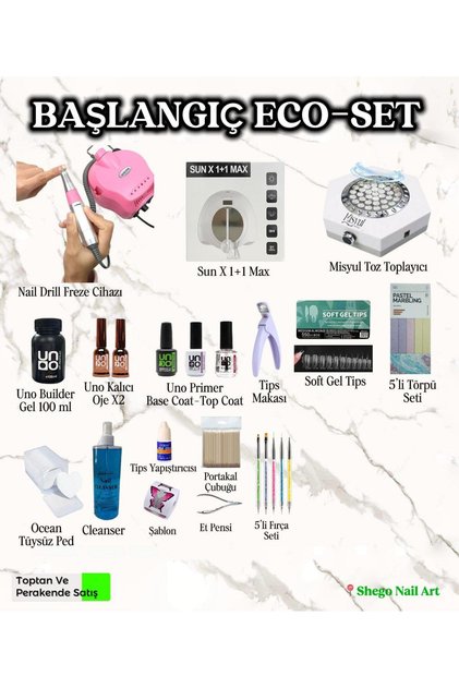 Protez Tırnak Başlangıç Eco Seti