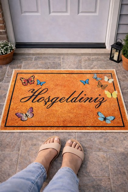 Non-Slip Base Carpet Door Mat 40X60 cm Model Option Washable Dust-Collecting