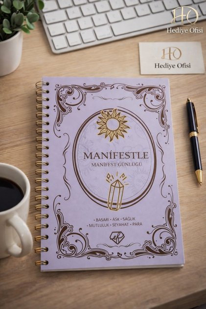 Hediye Ofisi Manifest Challenge Ajandası–Olumlama ve Kişisel Gelişim, Rehberli Günlük 8825