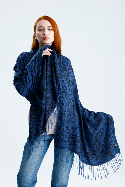 Shine Series Pashmina Shoulder Shawl - Premium Woven Double-Sided Pashmina Shoulder Shawl