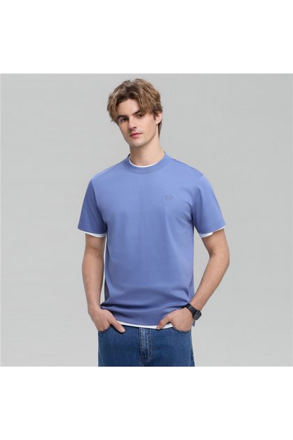 Men's Slim Fit Liquid Touch Cotton Crew Neck Tee