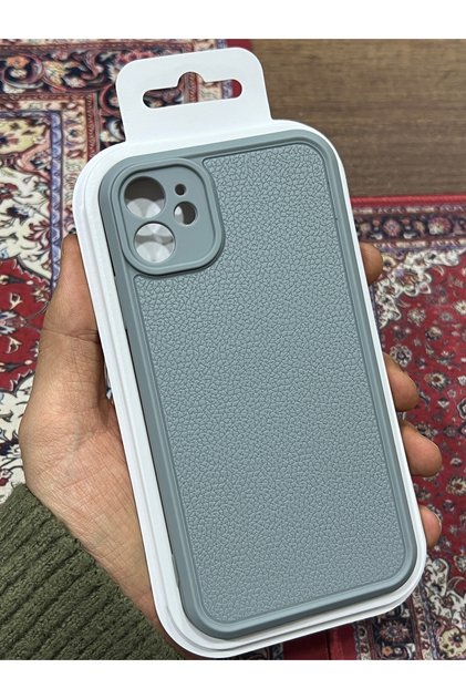 iPhone 11 Compatible - Black Silicone Cover with Velvet Soft Protective Interior, Anti-Dirt and Anti-Peel Case — Color: