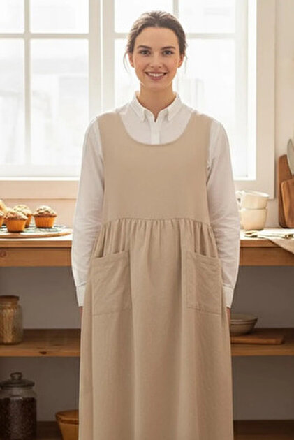 apr-10 Japon Tarzı Tasarım Önlük Mutfak Hobi Önlüğü - Fiyatı