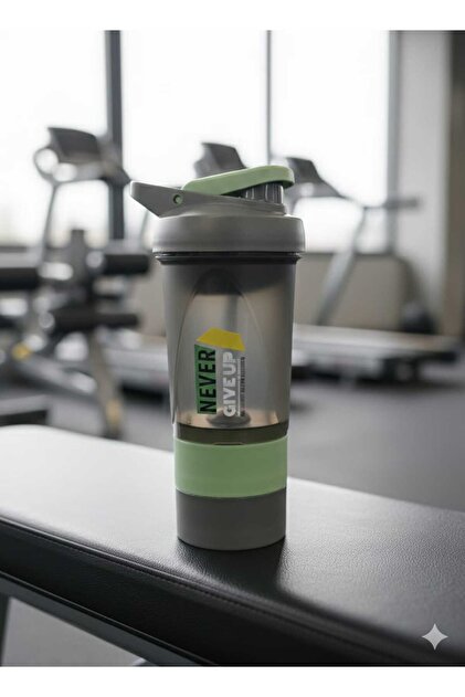 1 Piece Two-Chambered Sports Shaker Flask 500 ml