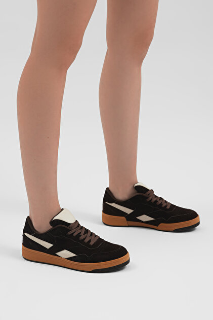 Tonny Black Unisex Kahve Rahat Kalıp Termo Taban Bağcıklı Spor