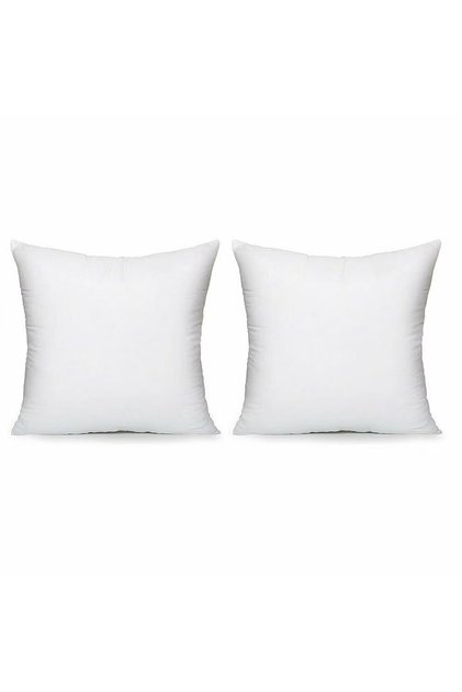 Set de 2 perne CasaShop, 40x40cm, albe, fermitate medie