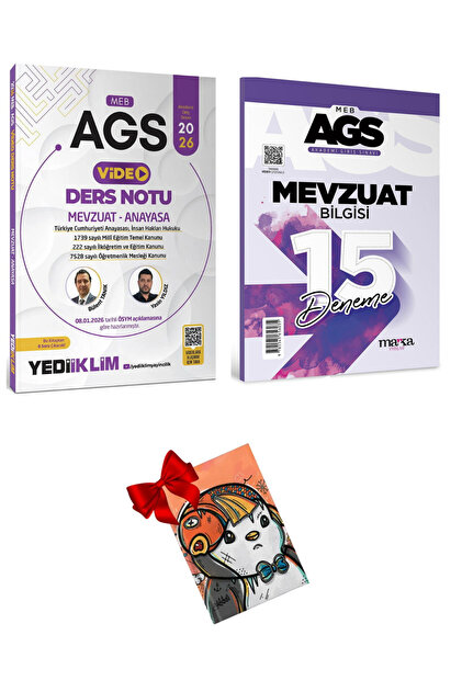 Yediiklim Yayınları 2026 MEB-AGS Mevzuat-Anayasa Video Ders Notu