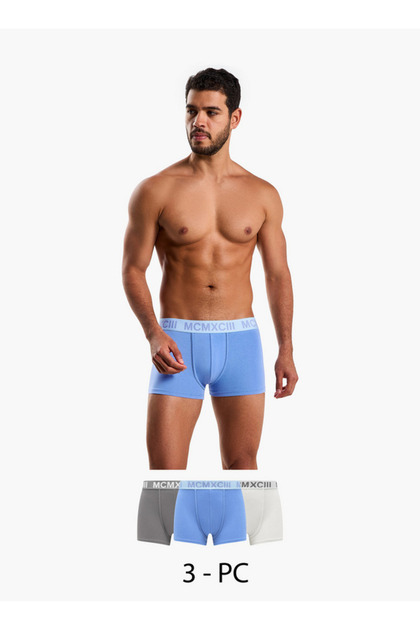 Men Printed Waistband Hipster Briefs - Pack of 3