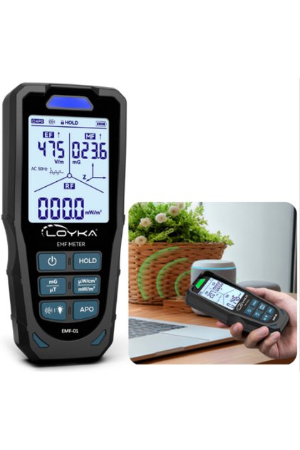 EMF-01 Profesyonel 3 Eksen EMF & RF Elektromanyetik Alan Dedektörü