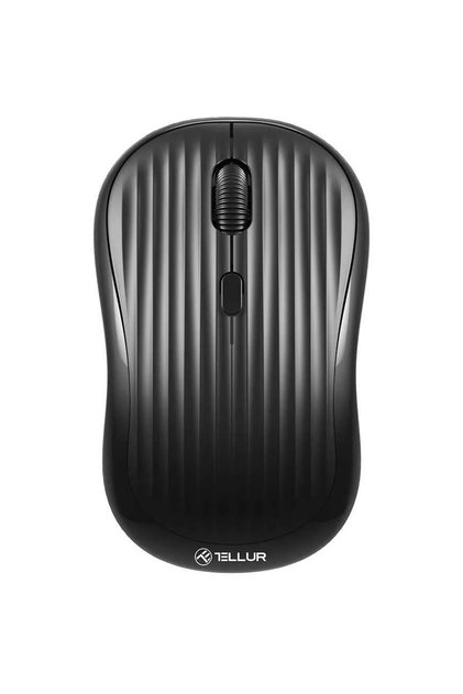 Ridge TLL491351 – Mouse wireless dual-mode (2.4 GHz + Bluetooth), optic 1600 DPI, Negru