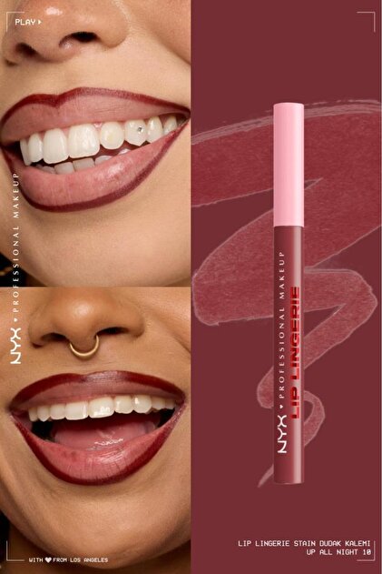 NYX Professional Makeup Lip Lingerie Stain Dudak Kalemi - 10 Up