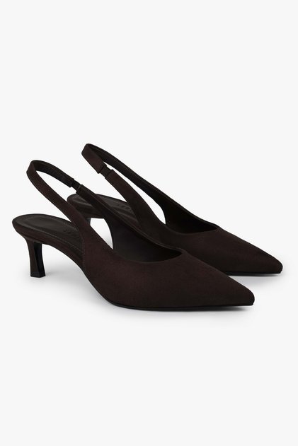 Women's Peta Bitter Brown Suede Stiletto