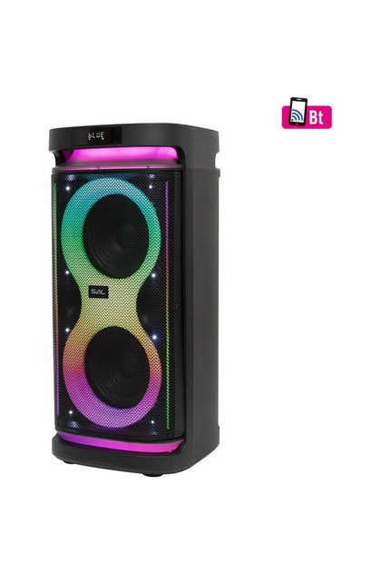 Парти колонка, 20 см, батерия, Bluetooth, LED