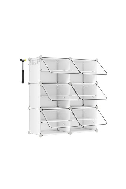 Raft pentru pantofi Santo Living Alb 82x32x92 cm