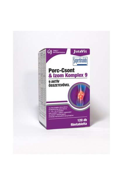 Complex 9 Cartilaj, Oase și Mușchi Jutavit, 120 Tablete