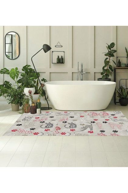 Bathroom Shower Non-Slip Hygienic Bath Mat Pvc.
