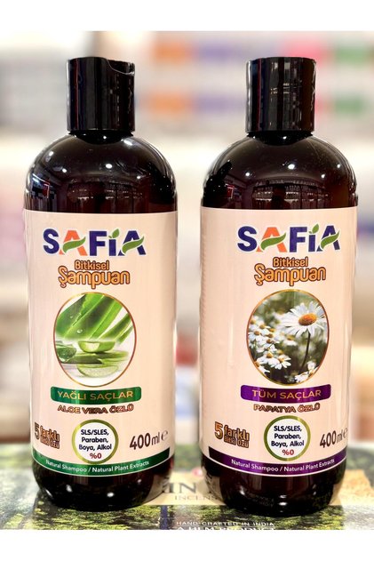 Shampoo for All Hair Types 400 ml + for Oily Hair 400ml Set of 2 Gimdes Certified