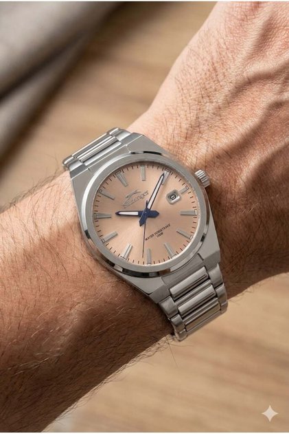 41mm, Special Color Dial Men's Wristwatch | Stainless Steel Band, Mineral Glass, 10 Atm