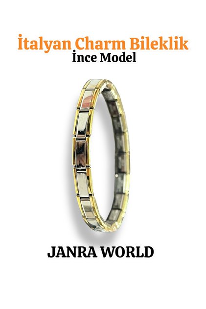 Italian Charm Bracelet – Stainless Steel, Fits Any Wrist