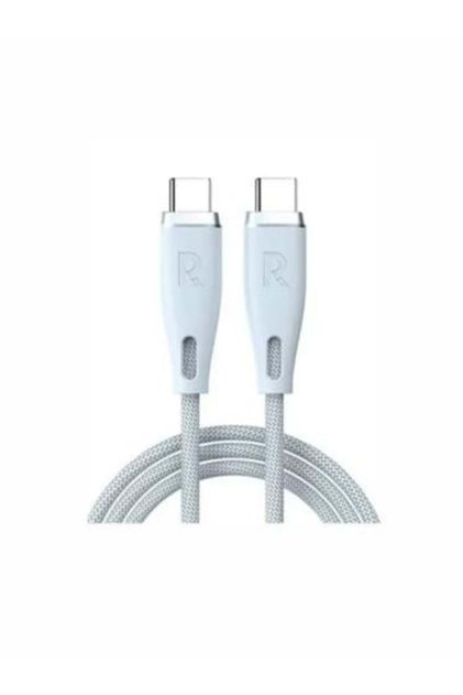 كابل شحن راف باور USB-C، لون أزرق سماوي، طول 1.2 متر