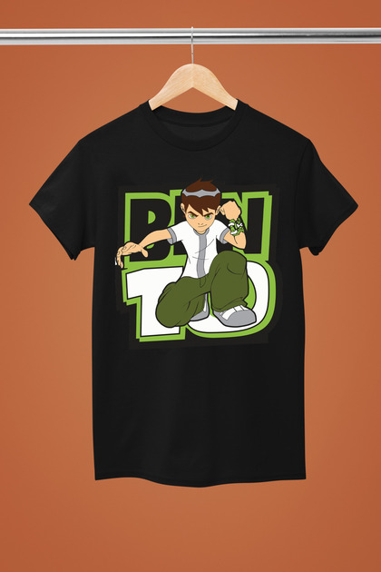Ben10 Printed Cotton Short Sleeve Regular Fit Children's T-Shirt