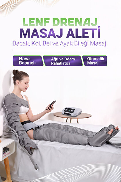 Allians Lenf Drenaj Bacak ve Kol Masaj Aleti, Hava Sıkıştırma