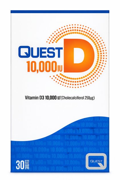 QUESTD 10000IU TAB 30S